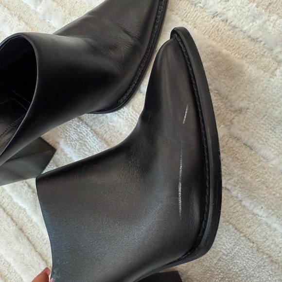 Michael Kors Collection Bond Leather Pointed Mule Booties US 8.5/ EU 39 - Picture 6 of 6